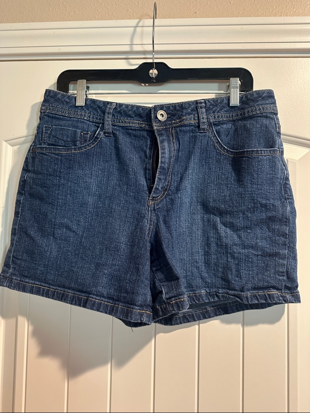 St. John's Bay Dark Blue Denim Jean Shorts
